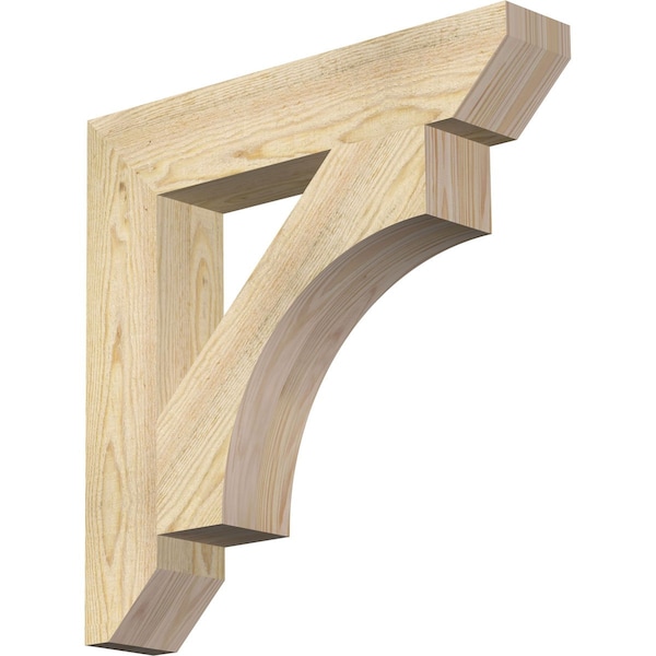 Ekena Millwork Westlake Slat Rough Sawn Bracket, Douglas Fir, 4"W x 22"D x 22"H BKT04X22X22WTL06RDF - main